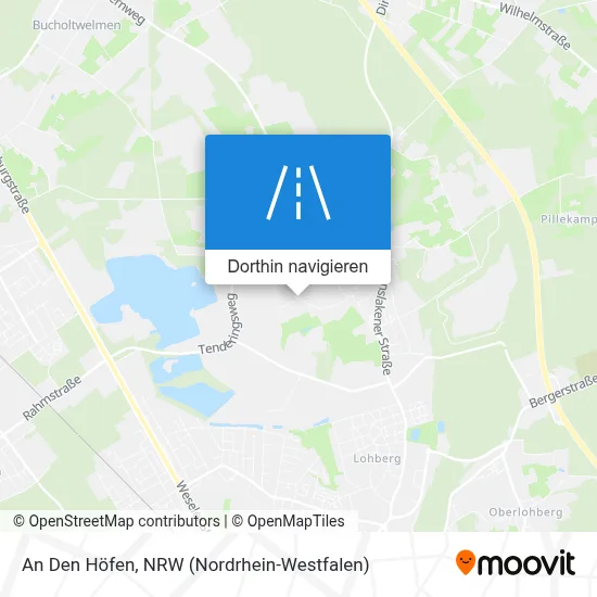 An Den Höfen Karte
