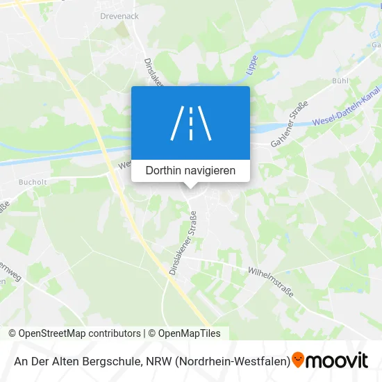 An Der Alten Bergschule Karte