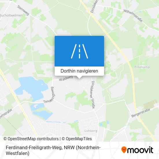 Ferdinand-Freiligrath-Weg Karte