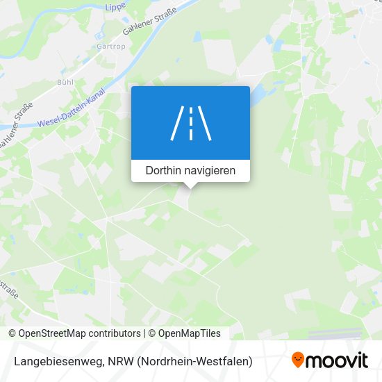 Langebiesenweg Karte