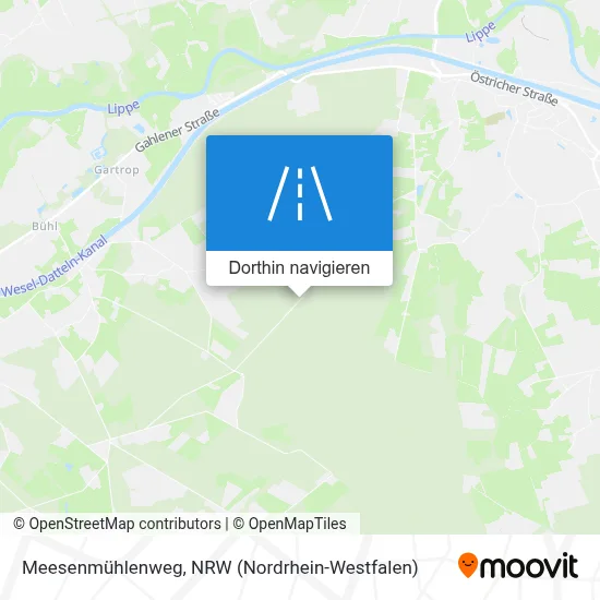 Meesenmühlenweg Karte