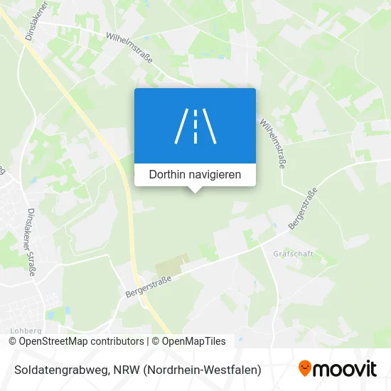 Soldatengrabweg Karte