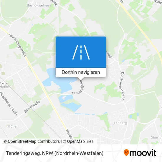 Tenderingsweg Karte
