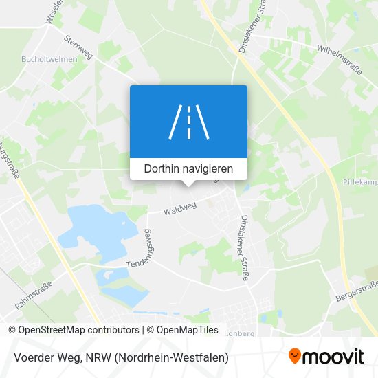 Voerder Weg Karte