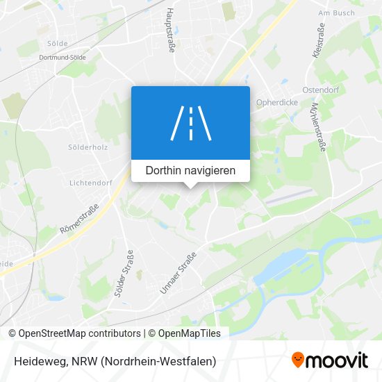 Heideweg Karte