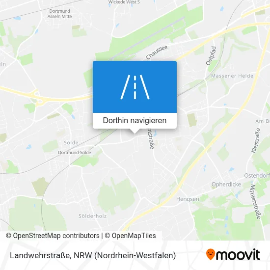 Landwehrstraße Karte