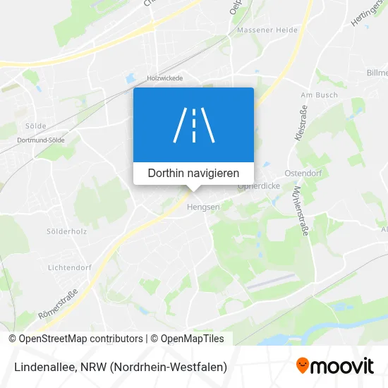 Lindenallee Karte
