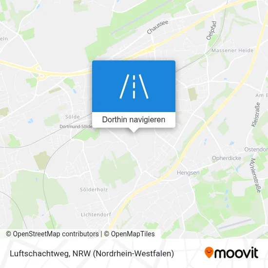 Luftschachtweg Karte