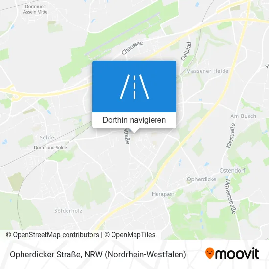 Opherdicker Straße Karte