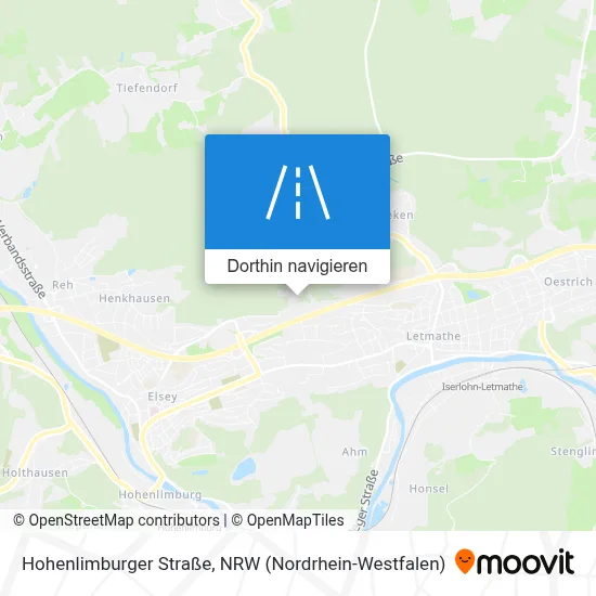 Hohenlimburger Straße Karte