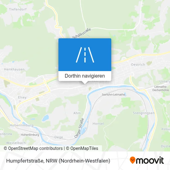 Humpfertstraße Karte