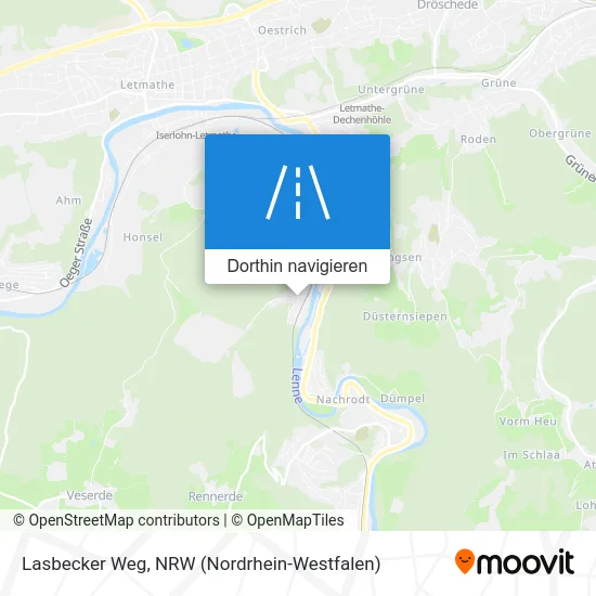 Lasbecker Weg Karte