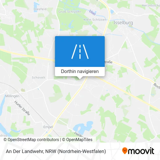 An Der Landwehr Karte