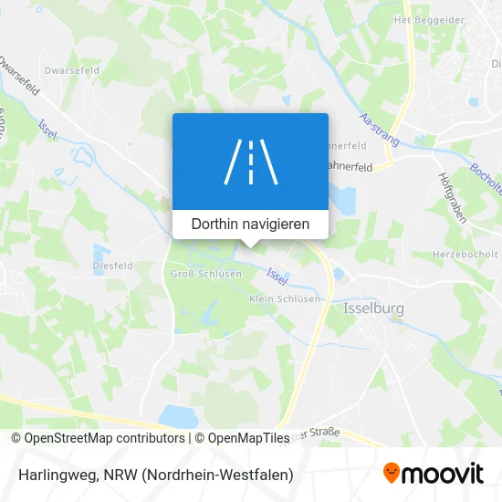 Harlingweg Karte