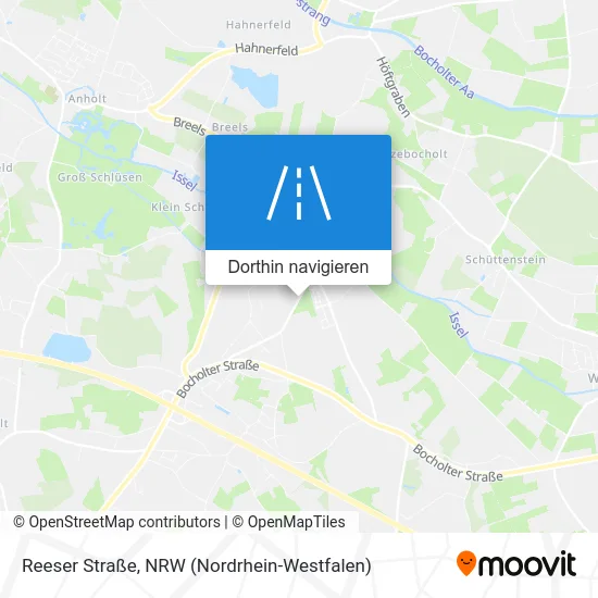 Reeser Straße Karte