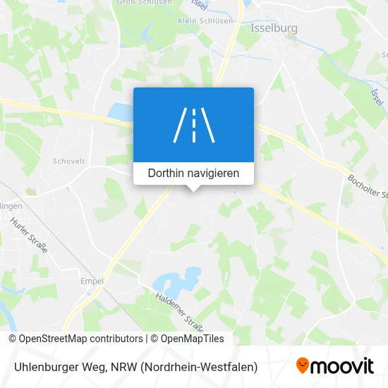 Uhlenburger Weg Karte