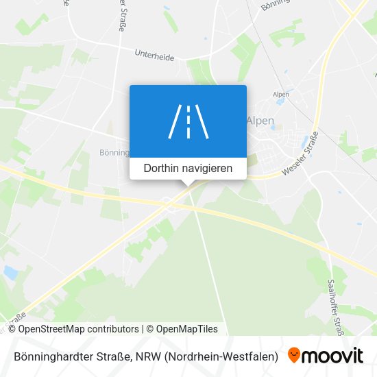 Bönninghardter Straße Karte
