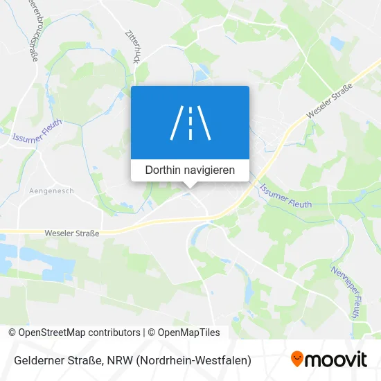 Gelderner Straße Karte