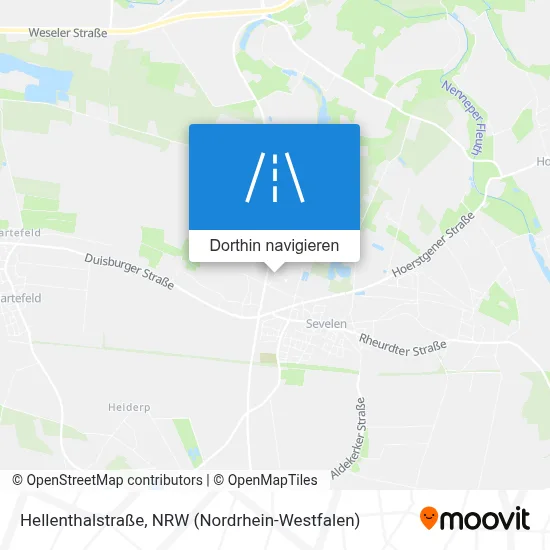 Hellenthalstraße Karte