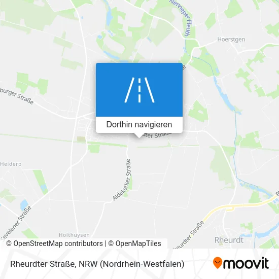 Rheurdter Straße Karte