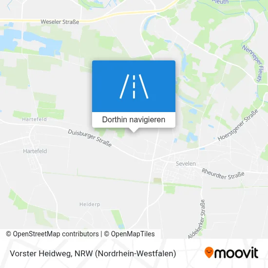 Vorster Heidweg Karte
