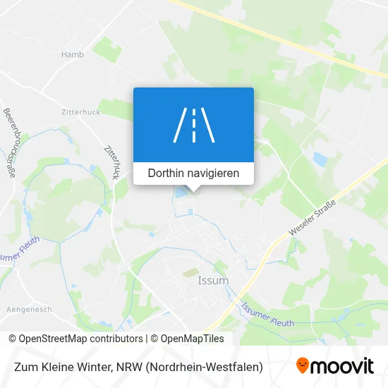 Zum Kleine Winter Karte