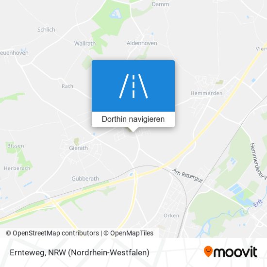 Ernteweg Karte