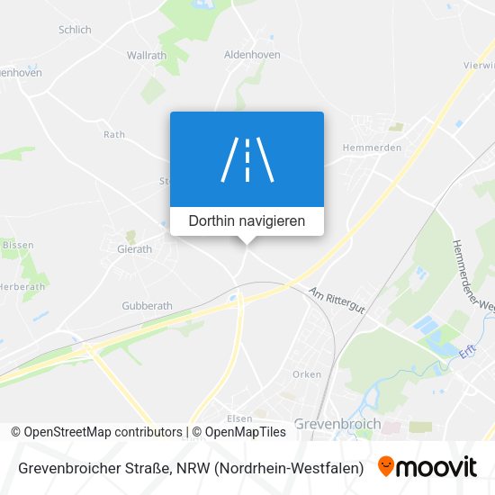 Grevenbroicher Straße Karte