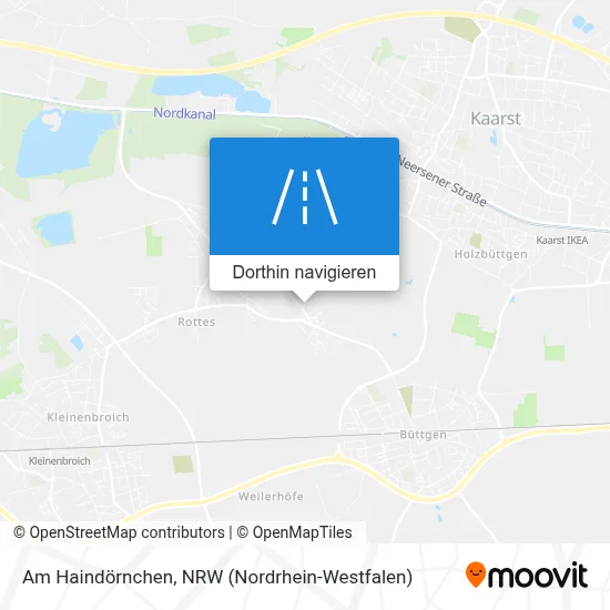 Am Haindörnchen Karte