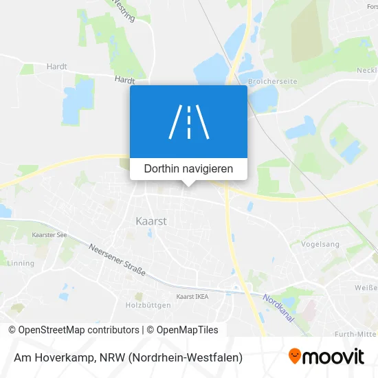 Am Hoverkamp Karte