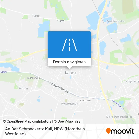 An Der Schmackertz Kull Karte