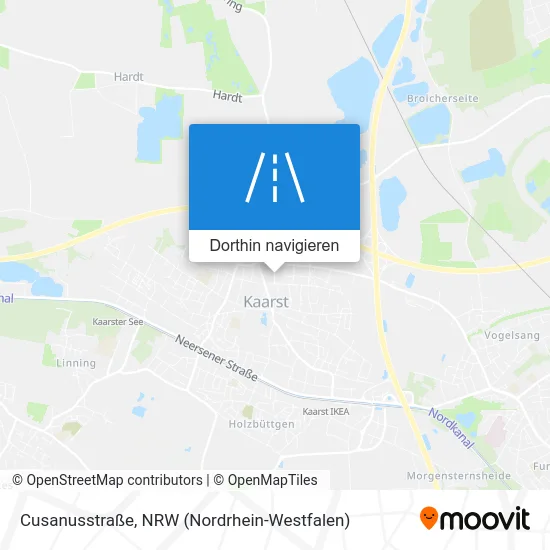 Cusanusstraße Karte