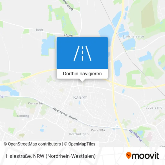 Halestraße Karte
