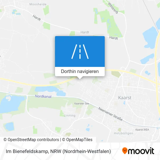 Im Bienefeldskamp Karte