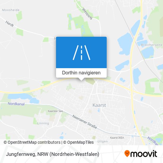 Jungfernweg Karte