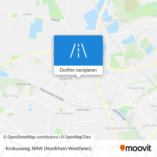 Krokusweg Karte