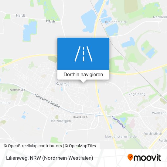 Lilienweg Karte