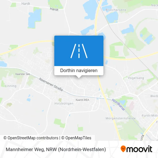 Mannheimer Weg Karte