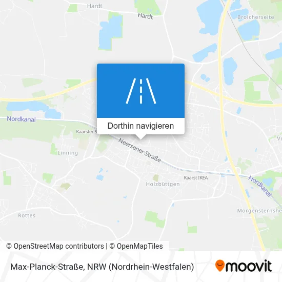 Max-Planck-Straße Karte