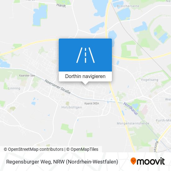 Regensburger Weg Karte