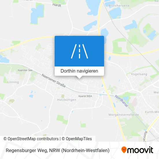 Regensburger Weg Karte