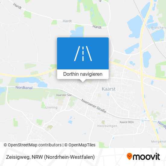 Zeisigweg Karte