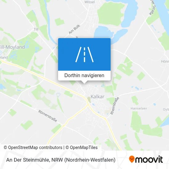 An Der Steinmühle Karte