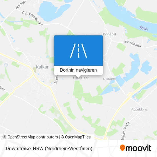 Driwtstraße Karte