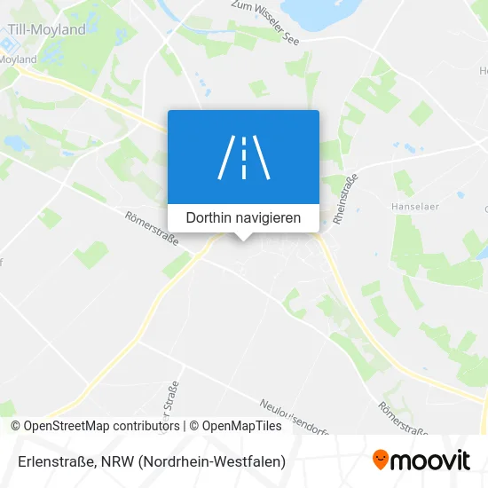 Erlenstraße Karte