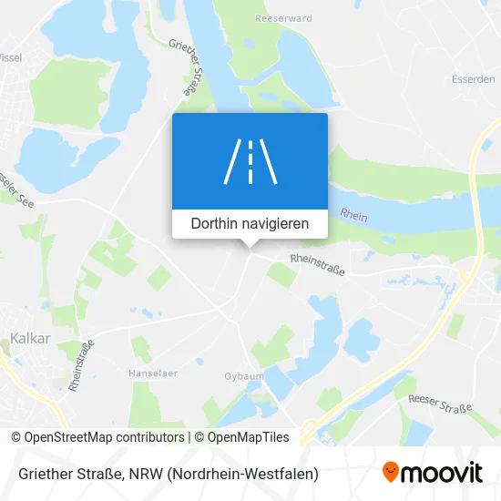 Griether Straße Karte