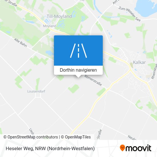 Heseler Weg Karte