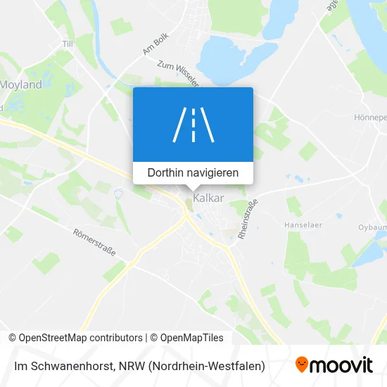 Im Schwanenhorst Karte