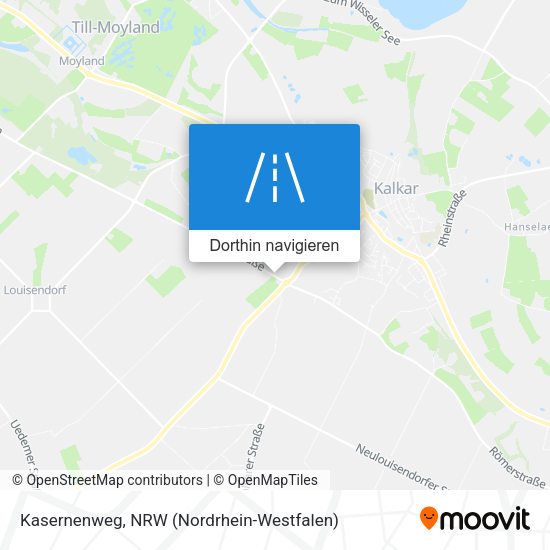 Kasernenweg Karte