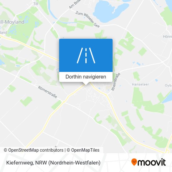 Kiefernweg Karte